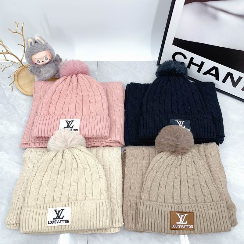LV Scarf Hat dx02